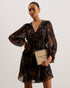BURSAN-Tops-Cropped Top With Puff Sleeve- Ted Baker Romania
